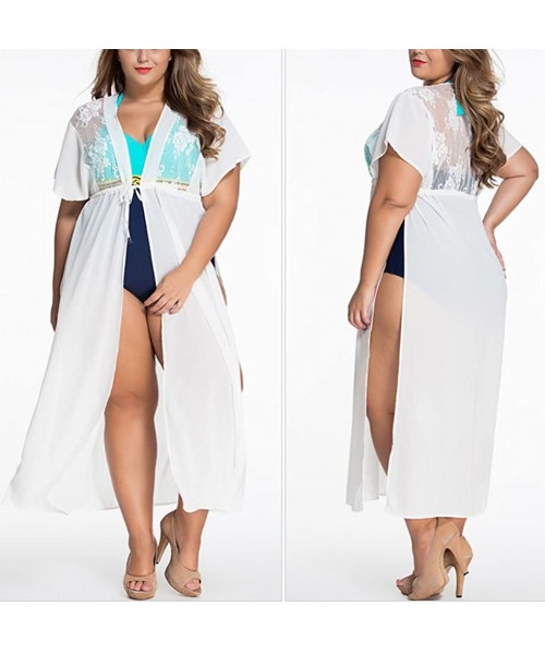 Cover-Ups Long Maxi Beach Dress Swimsuit Sunscreen Bikini Cover Up Bathing Suit Cardigan - Style 2 - C9182WKA600