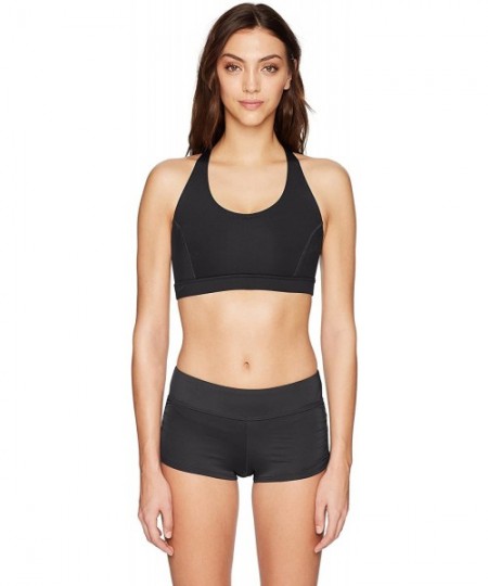 Bottoms Women's Solid Della Boyshort - Black - C7185XCRA26