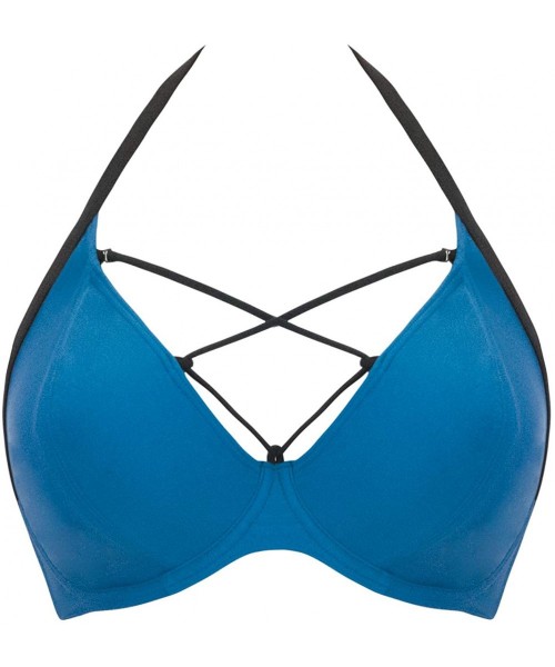 Sets Women's Rock The Pool Halterneck Bikini - Petrol Blue - CY18IILAMUU