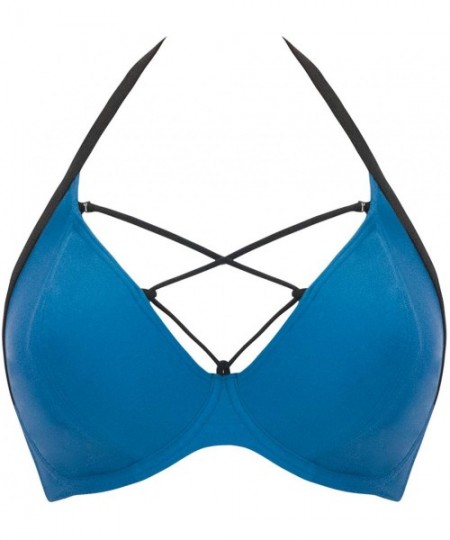 Sets Women's Rock The Pool Halterneck Bikini - Petrol Blue - CY18IILAMUU