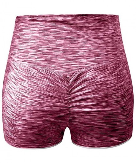 Board Shorts Women Capris Basic Slip Bike Shorts Compression Workout Leggings Yoga Shorts - Pink - CX1999U90CC