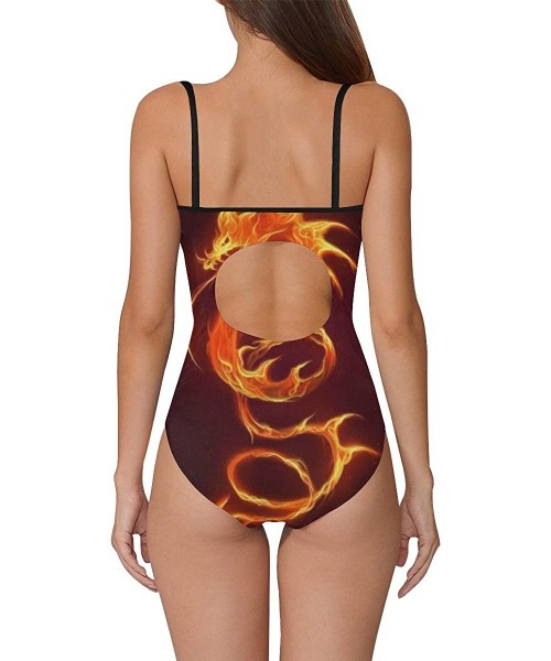 One-Pieces Unique Custom One Piece Swimsuit Swimwear Bathing Suit for Women Juniors (XS-3XL) - Multi 1 - CC18EL8R4X4