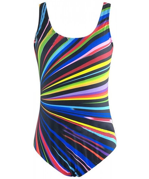 One-Pieces Swimsuit for Womens Bohemia Printed One Piece Tummy Control Tankini Monokini Bathing Suit Bikini Swimwear Multi Co...