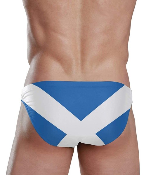 Briefs Sexy Swim Brief Bikini National Flag Beach Athletic Swimwear Briefs Sports - Flag of Scotland - CQ18T4WOKTT