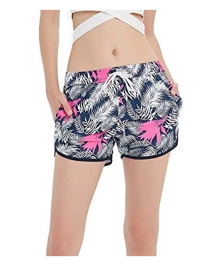 Board Shorts Baseball National Player Women's Board Shorts Beachshort Quick Dry Swim Slim Trunks with Side Pockets Music Micr...