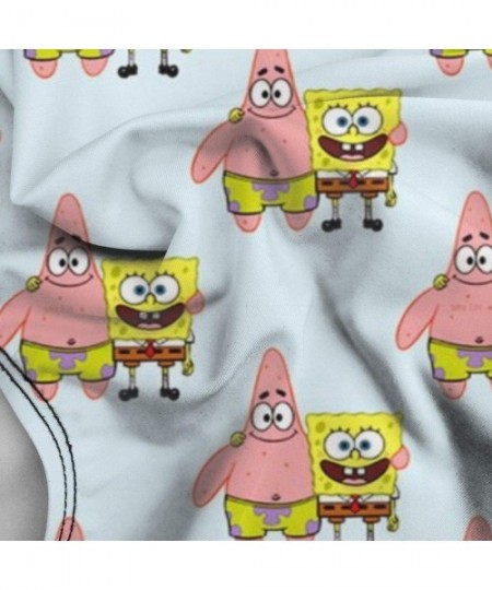 One-Pieces Spongebob SquarePant One Piece Swimsuit Women's Beach U Neck Swimwear Low Back Print Sexy Suits-M White - C01900SIZ86