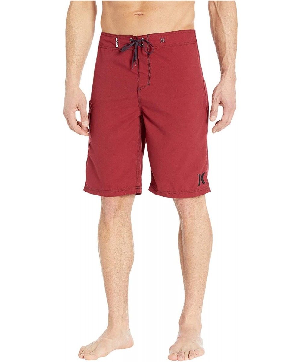 Board Shorts Men's One and Only 22-Inch Boardshort - Team Red/Burgundy Ash - CH18ZAL3TUD