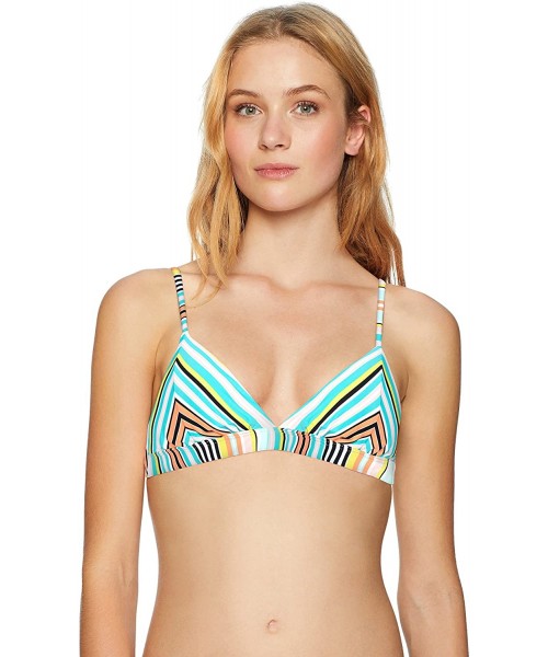 Tops Women's Banded Triangle Bikini Bra Swimsuit Top - Multi - CG189ZOLHL2