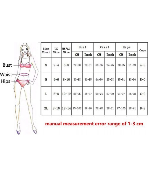 Sets Women Push Up Bathing Suit Halter Padded Swimwear Handmade Crystal Diamond Swimsuit Side Tie Bikini Bottoms White - CL18...