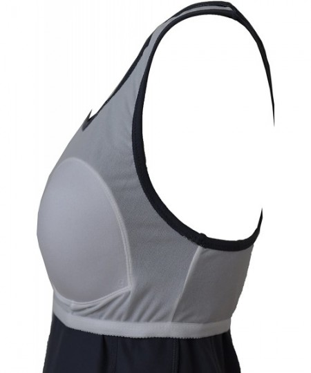 Rash Guards Women Plus Size UPF50+ Swim Tankini Sleeveless Bra Top Rash Guard - Grey - CQ183ACZYIX