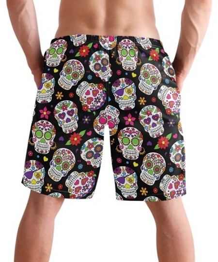 Board Shorts Fashion Mens Swim Trunks Cool Quick Dry Board Shorts Bathing Suit with Side Pockets - Multi1 - CS18SUN4H77