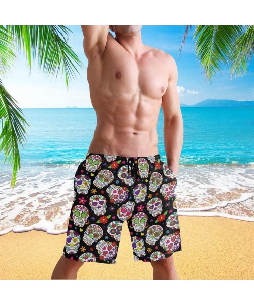 Board Shorts Fashion Mens Swim Trunks Cool Quick Dry Board Shorts Bathing Suit with Side Pockets - Multi1 - CS18SUN4H77