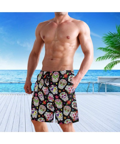 Board Shorts Fashion Mens Swim Trunks Cool Quick Dry Board Shorts Bathing Suit with Side Pockets - Multi1 - CS18SUN4H77