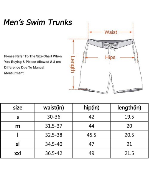 Board Shorts Fashion Mens Swim Trunks Cool Quick Dry Board Shorts Bathing Suit with Side Pockets - Multi1 - CS18SUN4H77