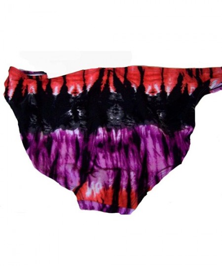 Tankinis Swim Suit Bottom Purple Orange Black Front Lined 14 Multicolored - C811XEOYSVN