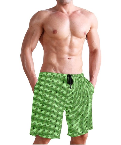 Board Shorts Mens Surfing Shorts Monkey Banana Shoot Swim Trunks Shorts - Pickles - CU18W9DAAXE