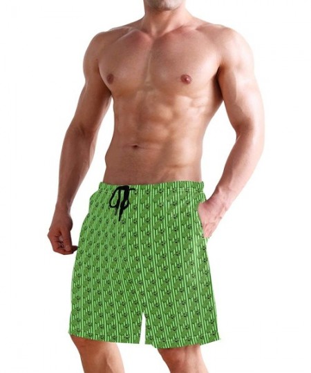 Board Shorts Mens Surfing Shorts Monkey Banana Shoot Swim Trunks Shorts - Pickles - CU18W9DAAXE