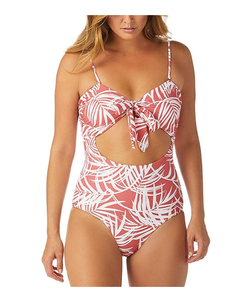 One-Pieces Santorini Puerto Vallarta Knot Bandeau One Piece - White - CU18ME83REU