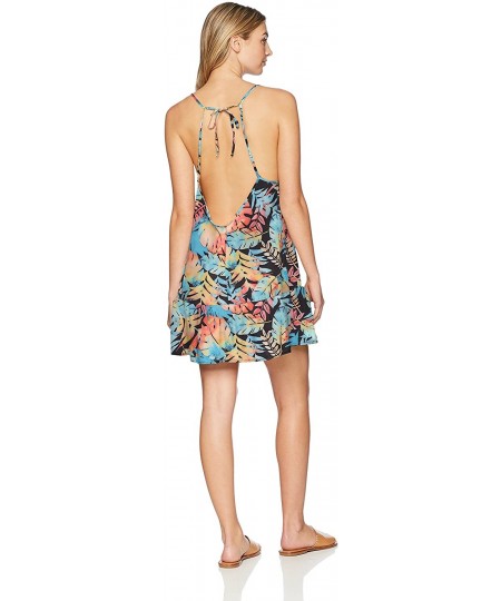 Cover-Ups Women's Riviera Dress - Lorikeet - C718760X5WZ