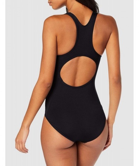 One-Pieces Women's Racer Back Swimsuit - Black - CV18NKCNWDH