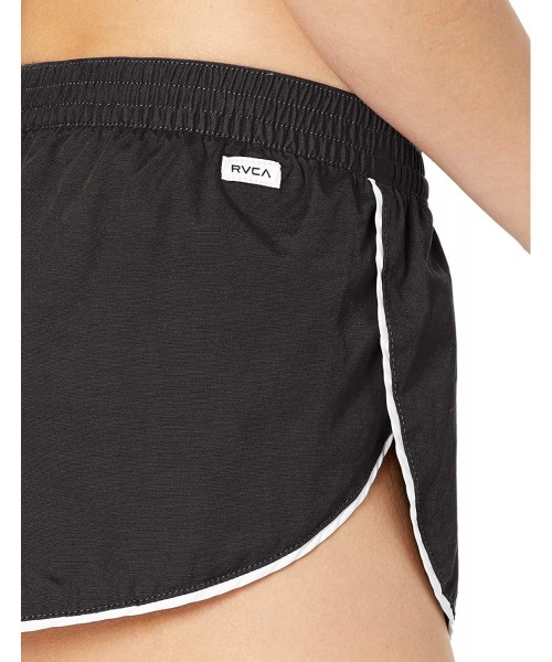 Board Shorts Women's Stateside Elastic Boardshort - Black - C618EQY875W