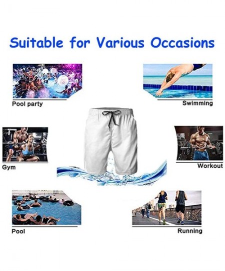 Board Shorts Men Swim Trunks Quick Dry Beach Shorts Board Shorts Beach Shorts Pants for Men - Naruto Uzumaki Sasuke Uchiha2 -...