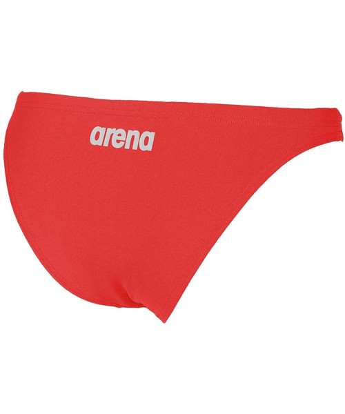 Tankinis Womens Solid MaxLife Bikini Bottom - Red - White - CX18TMNNKRD