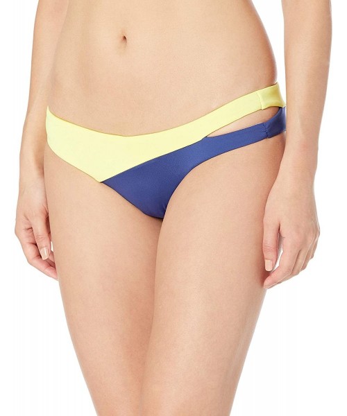 Tankinis Women's Split Side Brazilian Bikini Bottom Swimsuit - In the Loop Blue Opal - CP18OELGIXY