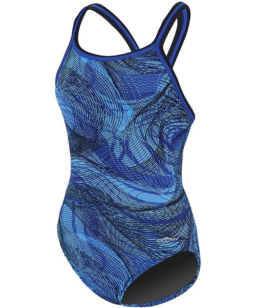 Racing WOMEN'S SONIC DBX BACK ONE-PIECE SWIMSUIT BLUE SONIC SIZE 30 - CI12MA6JIV8