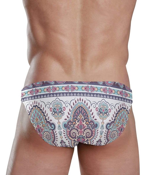 Briefs Men Swimsuit Mandala Flowers Bikini Briefs Male Sexy Swimwear 2030751 - 2030756 - C018WM7SAMX