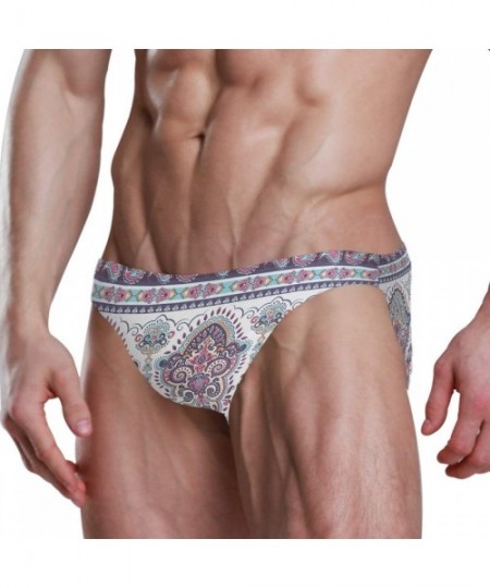 Briefs Men Swimsuit Mandala Flowers Bikini Briefs Male Sexy Swimwear 2030751 - 2030756 - C018WM7SAMX