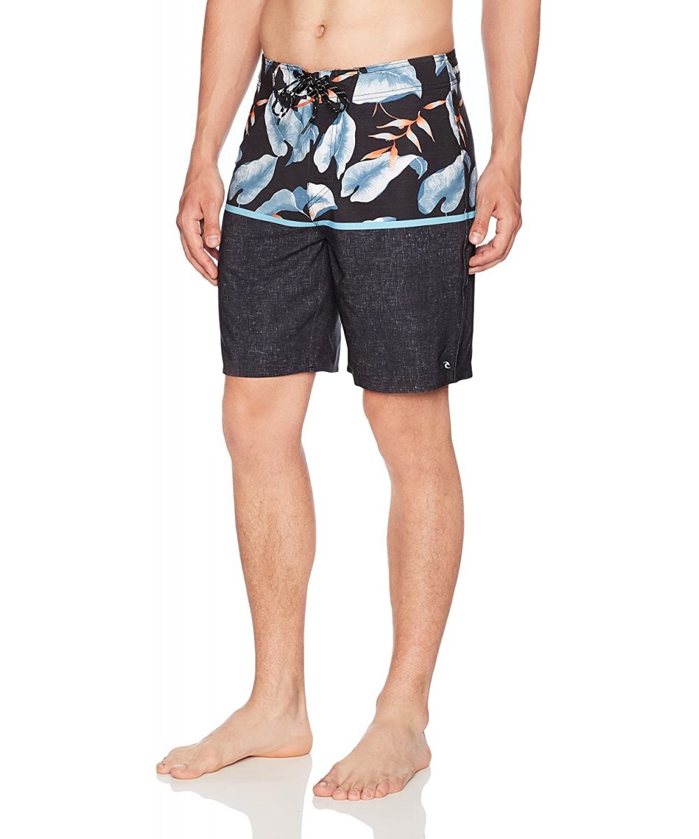 Board Shorts Men's Mirage Breakaway - Black - CE17Z5U7M6W