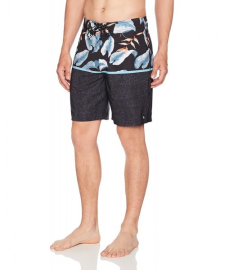 Board Shorts Men's Mirage Breakaway - Black - CE17Z5U7M6W