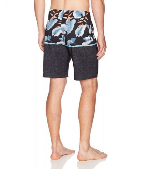 Board Shorts Men's Mirage Breakaway - Black - CE17Z5U7M6W