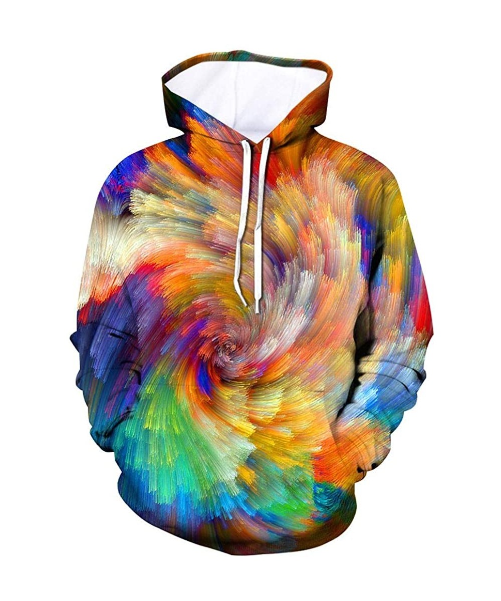 Racing Men's Patterns Print 3D Digital Geometric Printed Sweaters Fashion Hoodies Sweatshirts Pullover - Multicolor C - C5192...