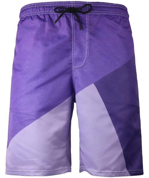 Board Shorts Men's Quick Dry Swim Trunks with Mesh Lining - C116 - C018EEKI0RM