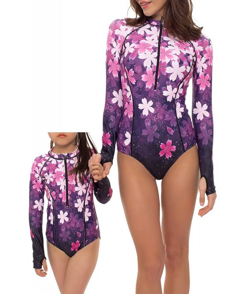 Rash Guards Mother and Daughter Swimwear Family Matching Swimsuit Womens Rashguard Girls Swimwear(Please Order Seperately) - ...