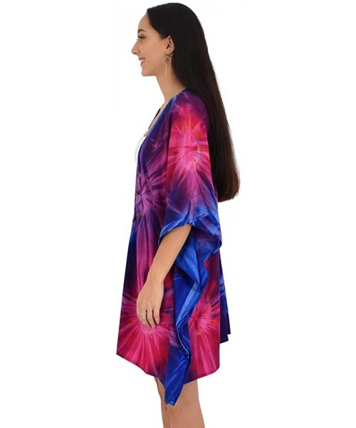 Cover-Ups Kimono Tie-Dye Resortwear Beach Cover - Lolly - CS19C2ODNL3