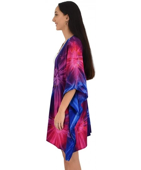 Cover-Ups Kimono Tie-Dye Resortwear Beach Cover - Lolly - CS19C2ODNL3