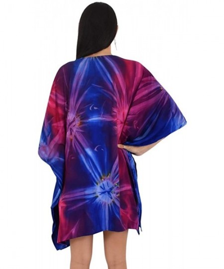 Cover-Ups Kimono Tie-Dye Resortwear Beach Cover - Lolly - CS19C2ODNL3