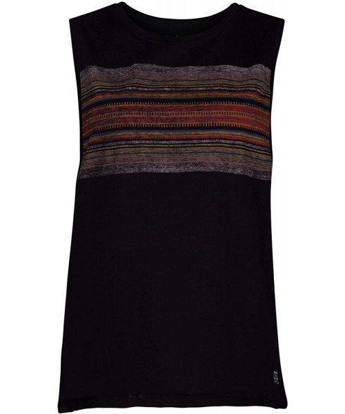 Tankinis Women's Pendleton National Parks Collection - Black Angeacadia Tank Top - CC18L00QHY4