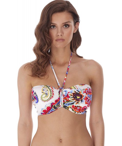 Tops Rococo Bandeau Bikini Top - Paisley - CZ18UTR3RCQ