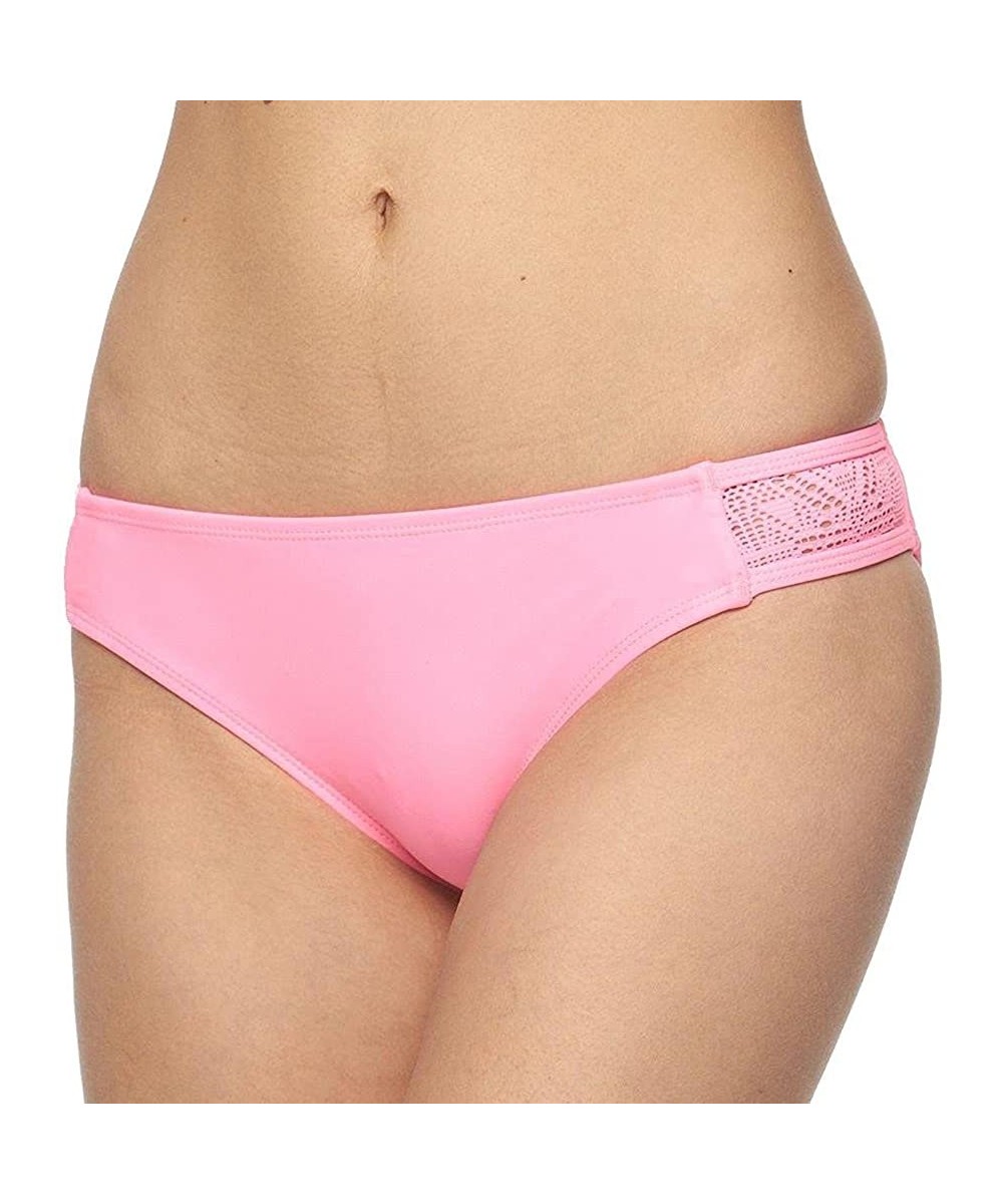 Bottoms Juniors Crochet Bikini Bottom Pink - CE1843MHT7D