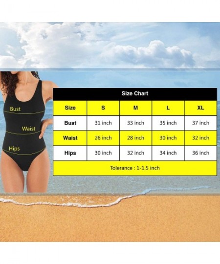 One-Pieces Hand Shadow Puppets swan-Women's Conservative Athletic One Piece Training Swimsuit Bear S - Multi 22 - CB190TK8K2Z