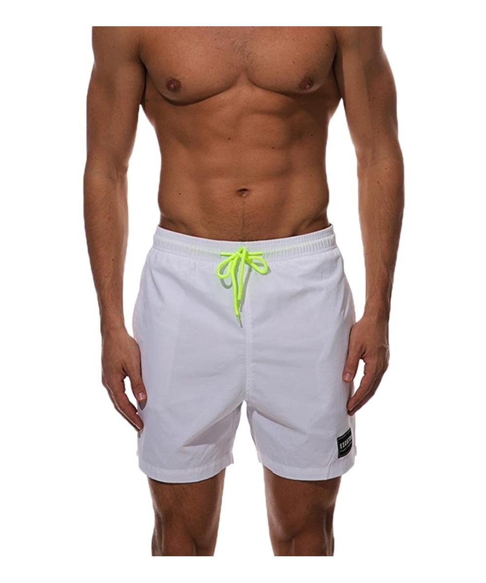 Board Shorts Men's Beach Shorts Swimwear Running Surfing Sports Plus Size Trunks Board Pants - CE18G52W90X