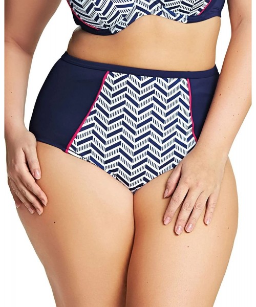 Bottoms Plus Size Chevron Classic Brief - Midnight - CC183CCMIAK