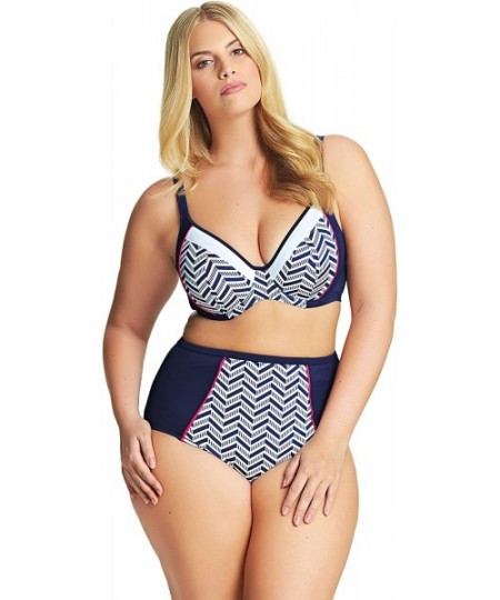 Bottoms Plus Size Chevron Classic Brief - Midnight - CC183CCMIAK