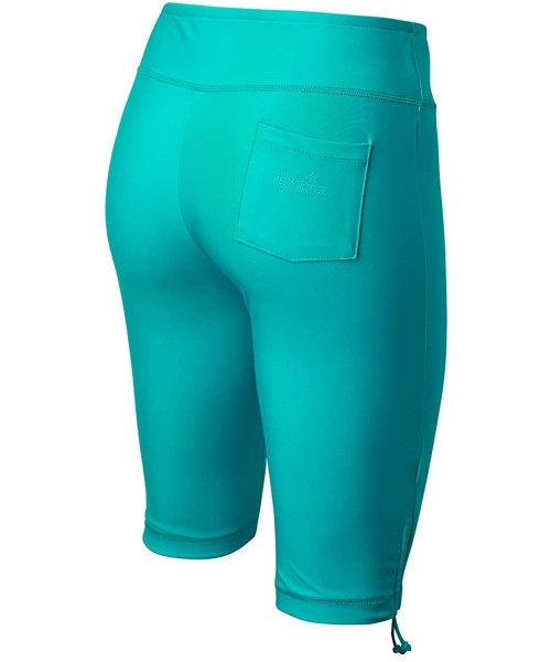 Board Shorts Womens Active Swim Jammerz - Teal - CL18R593U49