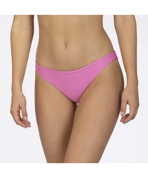 Bottoms Women's Quick Dry Commpression Full Bikini Bottom - China Rose - CN18AQOGA83