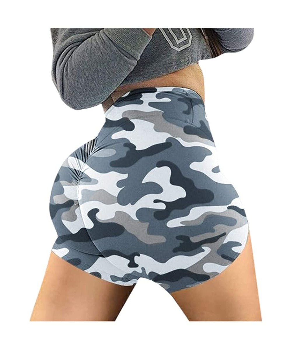 Board Shorts Women Basic Slip Bike Shorts Compression Workout Capris Leggings Yoga Shorts - Gray - CS1994CLMU8